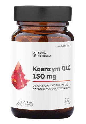 AURA HERBALS Coenzyme Q10 150 mg (60 caps) - Nuvalia