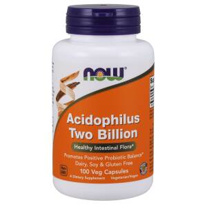 Acidophilus Two Billion – 100 V-Caps – Nuvalia