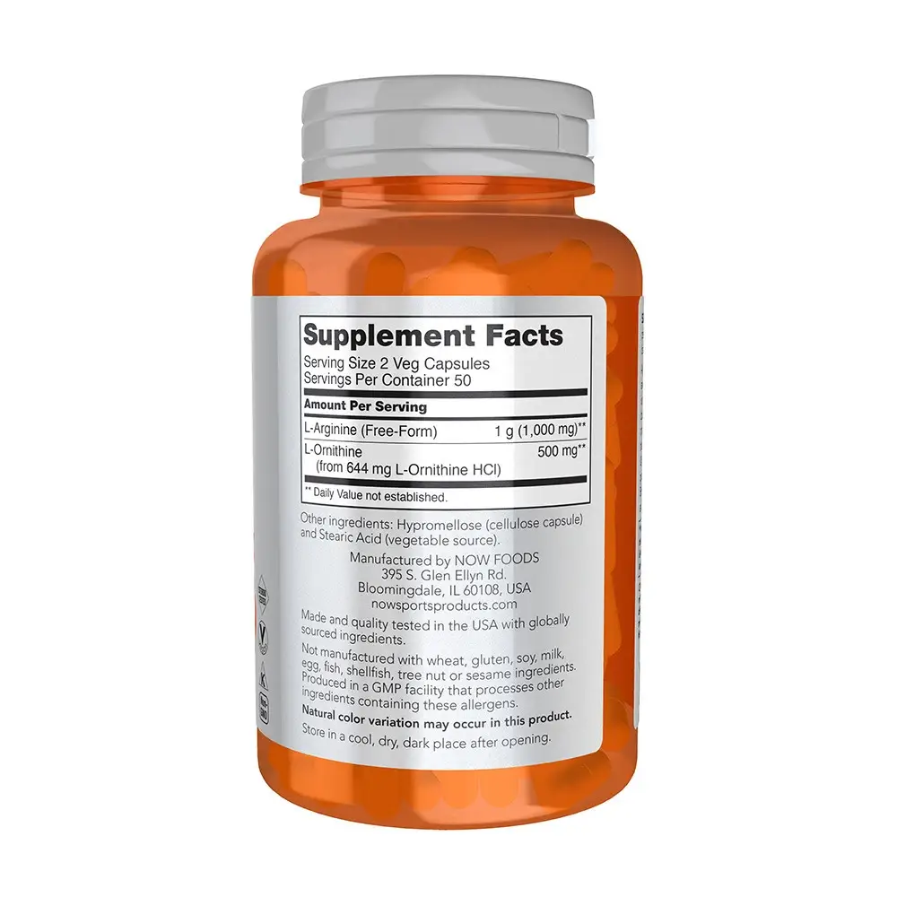 Arginine & Ornithine 500/250 mg Kapseln – Bild 2