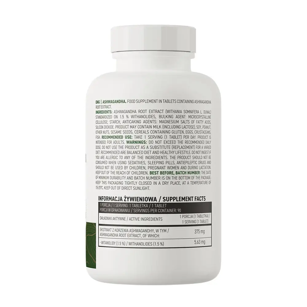 Ashwagandha – 90 Tabletten – Bild 2