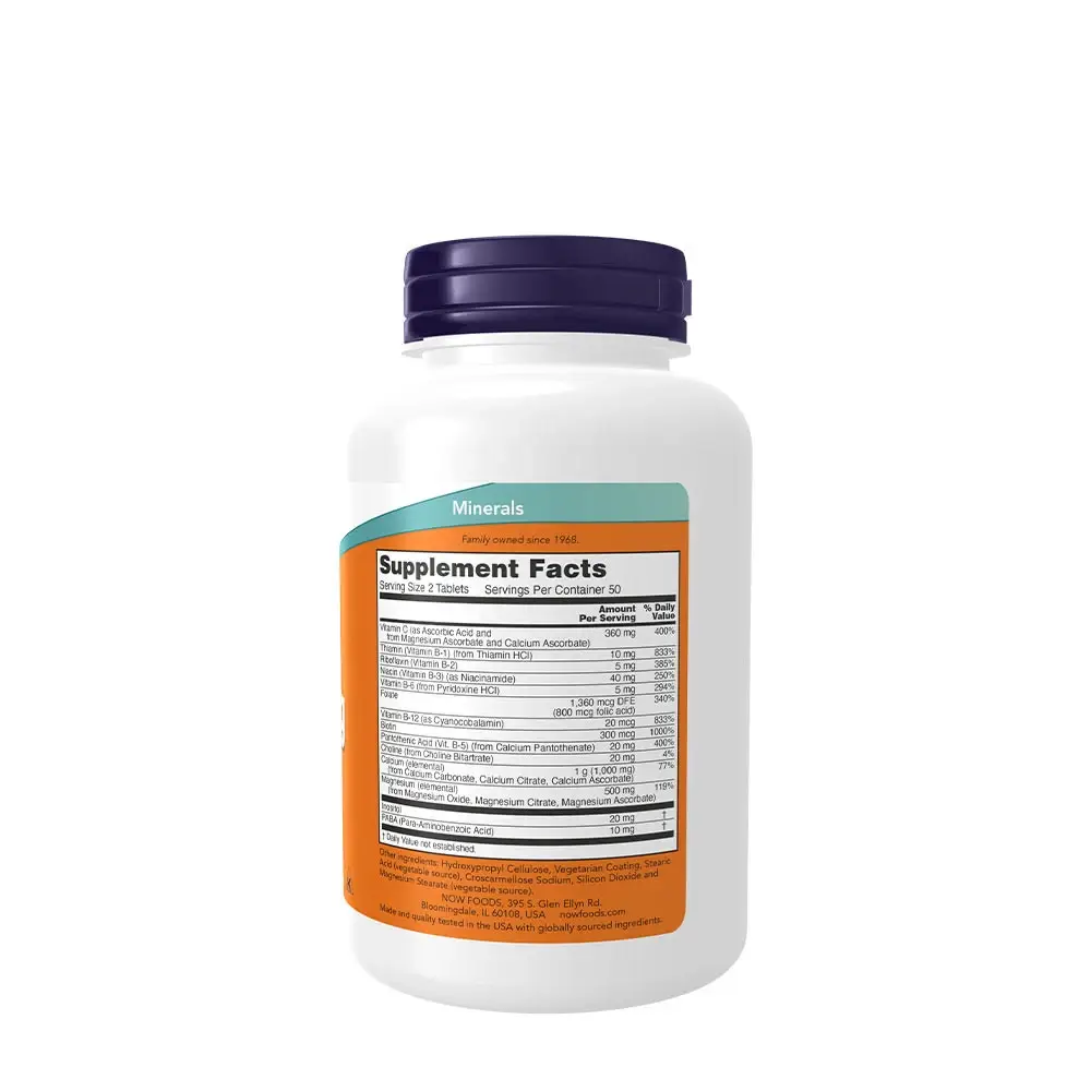Cal-Mag mit B-Komplex und Vitamin C – 100 Tabletten – Bild 2
