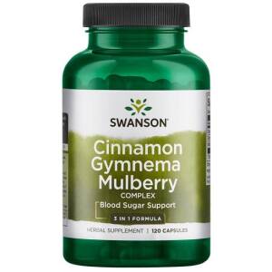Cinnamon Gymnema Mulberry Complex - 120 caps - Nuvalia