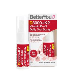 DLux+ Vitamin D+K2 Daily Oral Spray - 12 ml. - Nuvalia