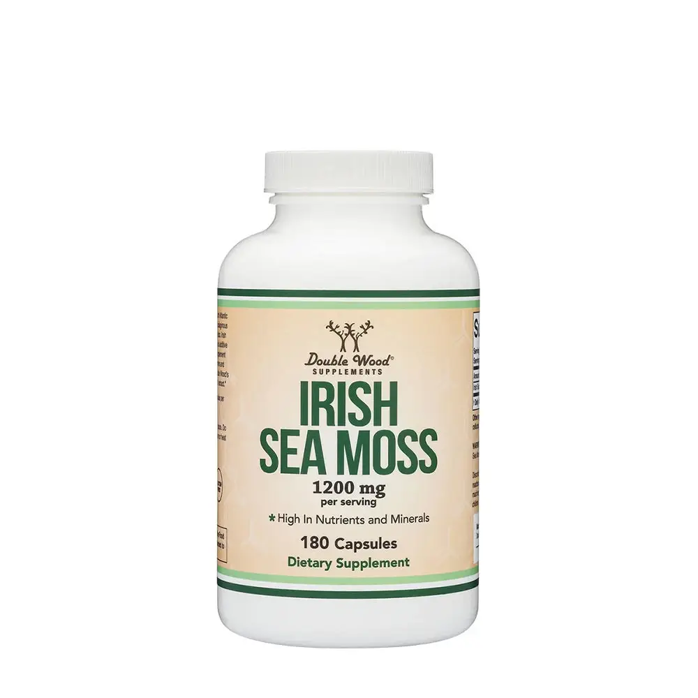 Double Wood Supplements Irish Sea Moss (180 Capsules) - Nuvalia