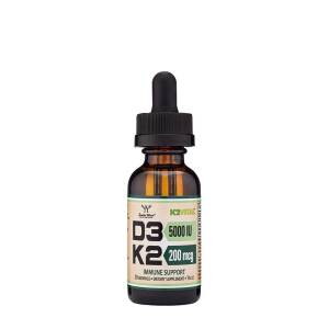 Double Wood Supplements Vitamin D3 + K2 Liquid (30 ml) - Nuvalia