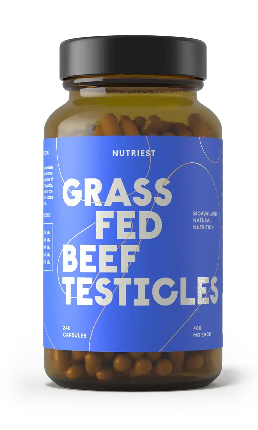 Grass-Fed Dried Beef Testicle – 240 Kapseln – Bild 2