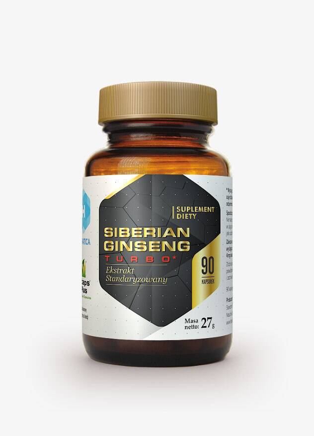 HEPATICA Siberian Ginseng Turbo (90 caps) - Nuvalia