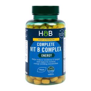 High Strength Complete Vit B Complex - 240 tabs - Nuvalia