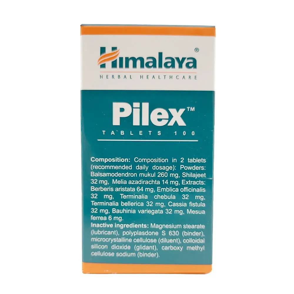 Himalaya Pilex (100 Tabletten) – Bild 2
