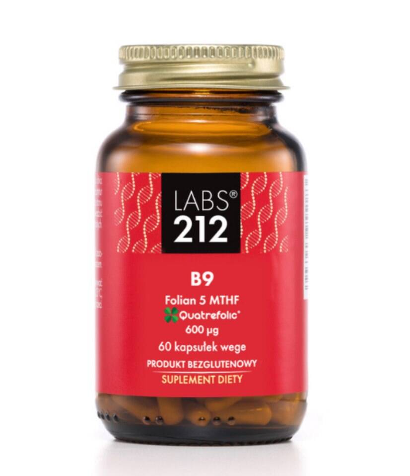 LABS212 B9 Folate 5-MTHF (60 vcaps) - Nuvalia