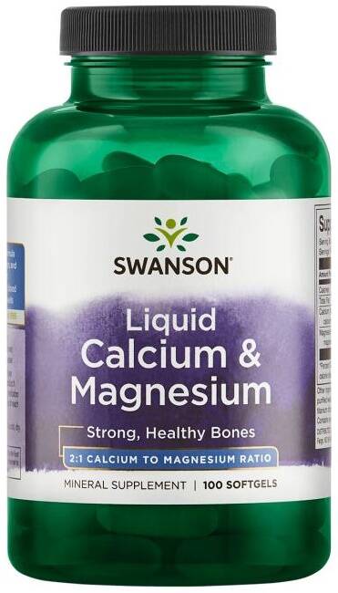 Liquid Calcium & Magnesium - 100 softgels - Nuvalia