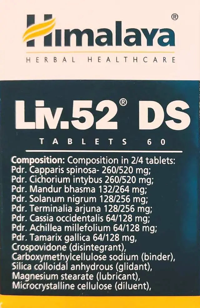 Liv.52 DS – 60 Tabletten – Bild 2