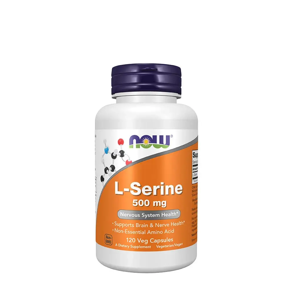 NOW L-Serin 500 mg (120 Kapseln) – Nuvalia