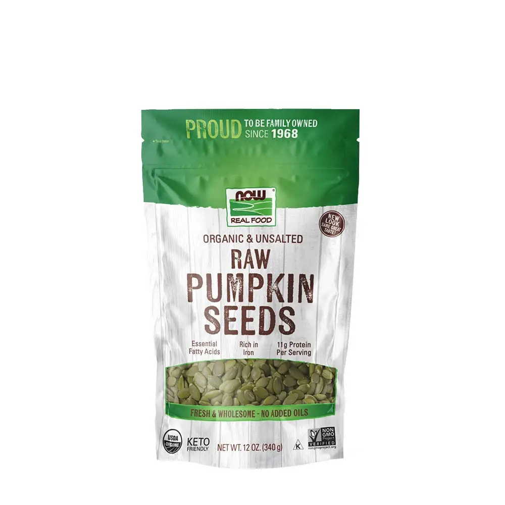 NOW Organic Pumpkin Seeds (340 g) - Nuvalia