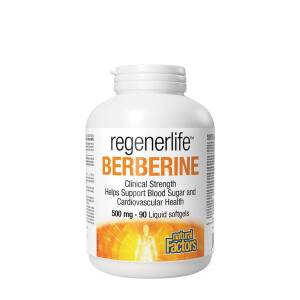Natural Factors Berberin LipoMicel Matrix – 500 mg Berberin (90 Weichkapseln) – Nuvalia