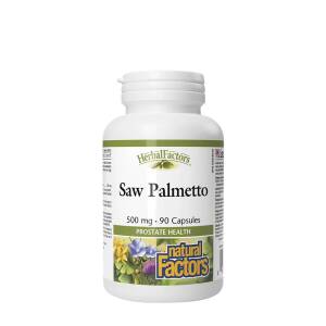 Natural Factors Saw Palmetto 500 mg (90 Capsules) - Nuvalia