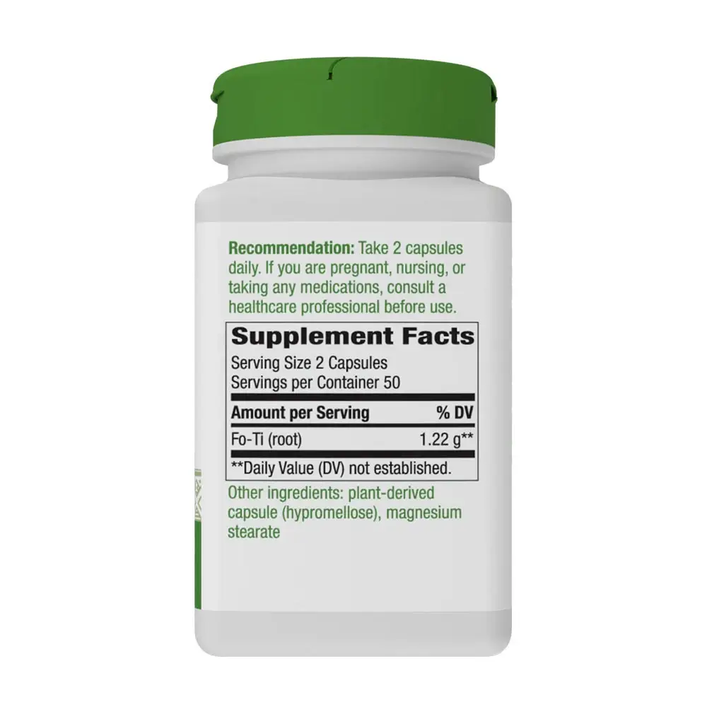 Natures Way Fo-Ti Root (100 Kapseln) – Bild 4
