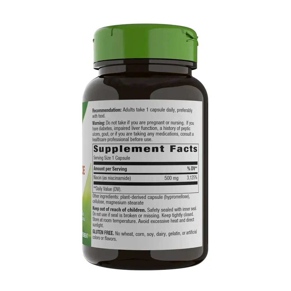 Natures Way Niacinamide (100 Kapseln) – Bild 4