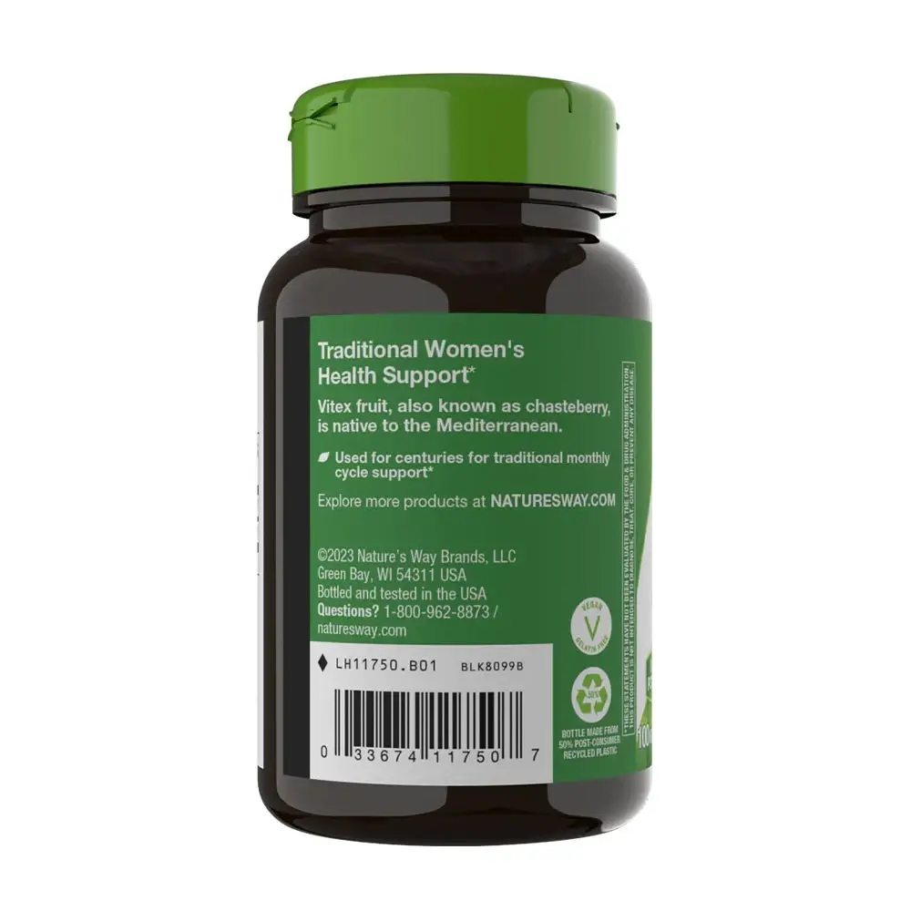 Natures Way Vitex Fruit (100 Kapseln) – Bild 5