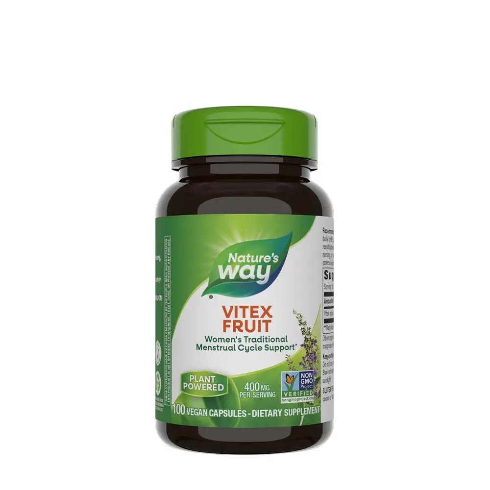 Natures Way Vitex Fruit (100 Capsules) - Nuvalia