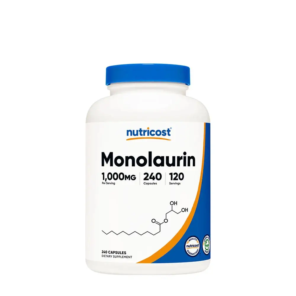 Nutricost Monolaurin Capsules (240 Capsules) - Nuvalia