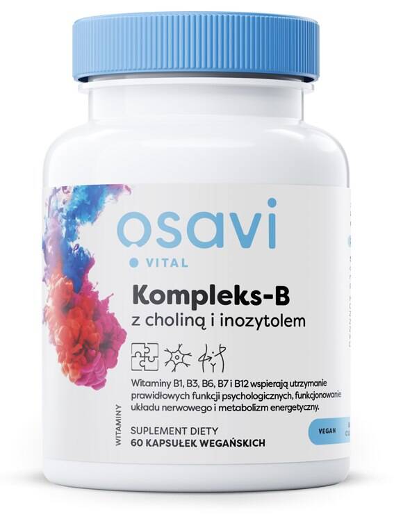 OSAVI B-Komplex mit Cholin und Inositol (60 V-Caps) – Nuvalia