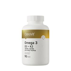 Ostrovit Omega 3 D3 + K2 (90 Capsules) - Nuvalia