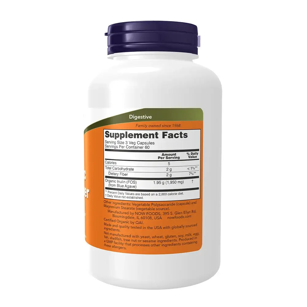 Prebiotic Inulin Fiber – 180 vcaps – Bild 2