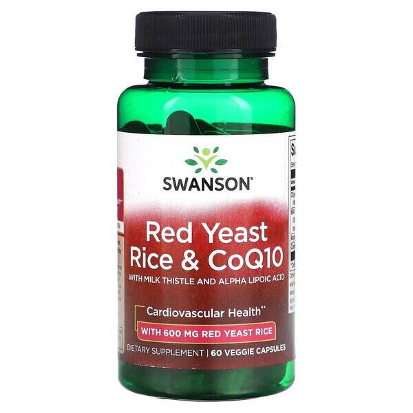 Red Yeast Rice & CoQ10 - 60 vcaps - Nuvalia