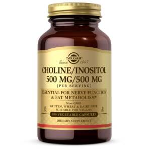 SOLGAR Cholin / Inositol (100 Kapseln) – Nuvalia