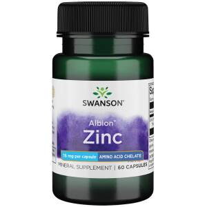 SWANSON Albion Zinkchelat 15 mg 60 Kapseln – Nuvalia