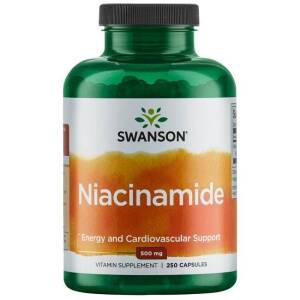 SWANSON Niacinamide 500mg 250 kaps - Nuvalia