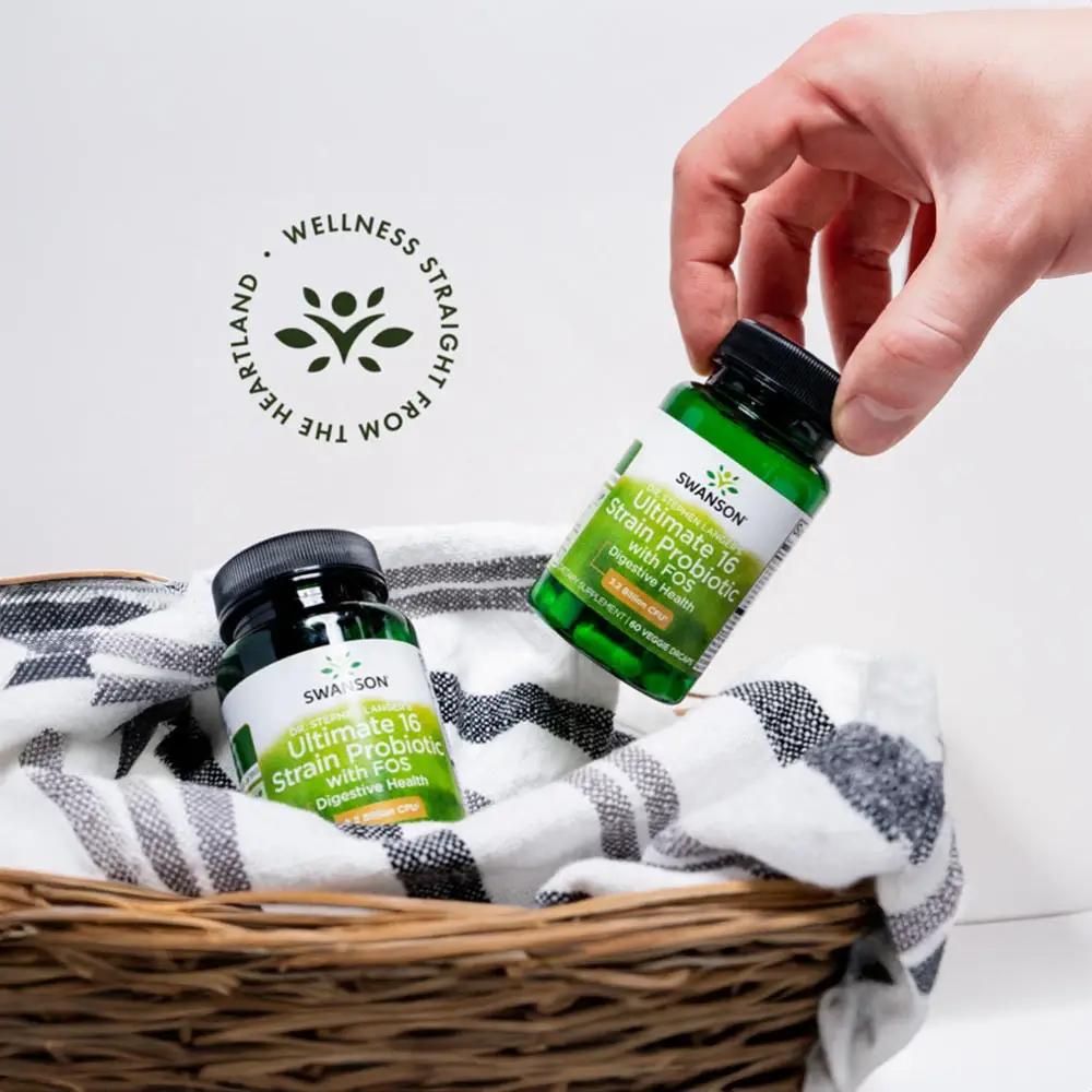 SWANSON Ultimate 16 Strain Formula - 60 vegane Gemüsekapseln – Bild 3