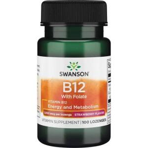 SWANSON Vitamin B-12 1000 mcg, 100 Lutschtabletten – Nuvalia