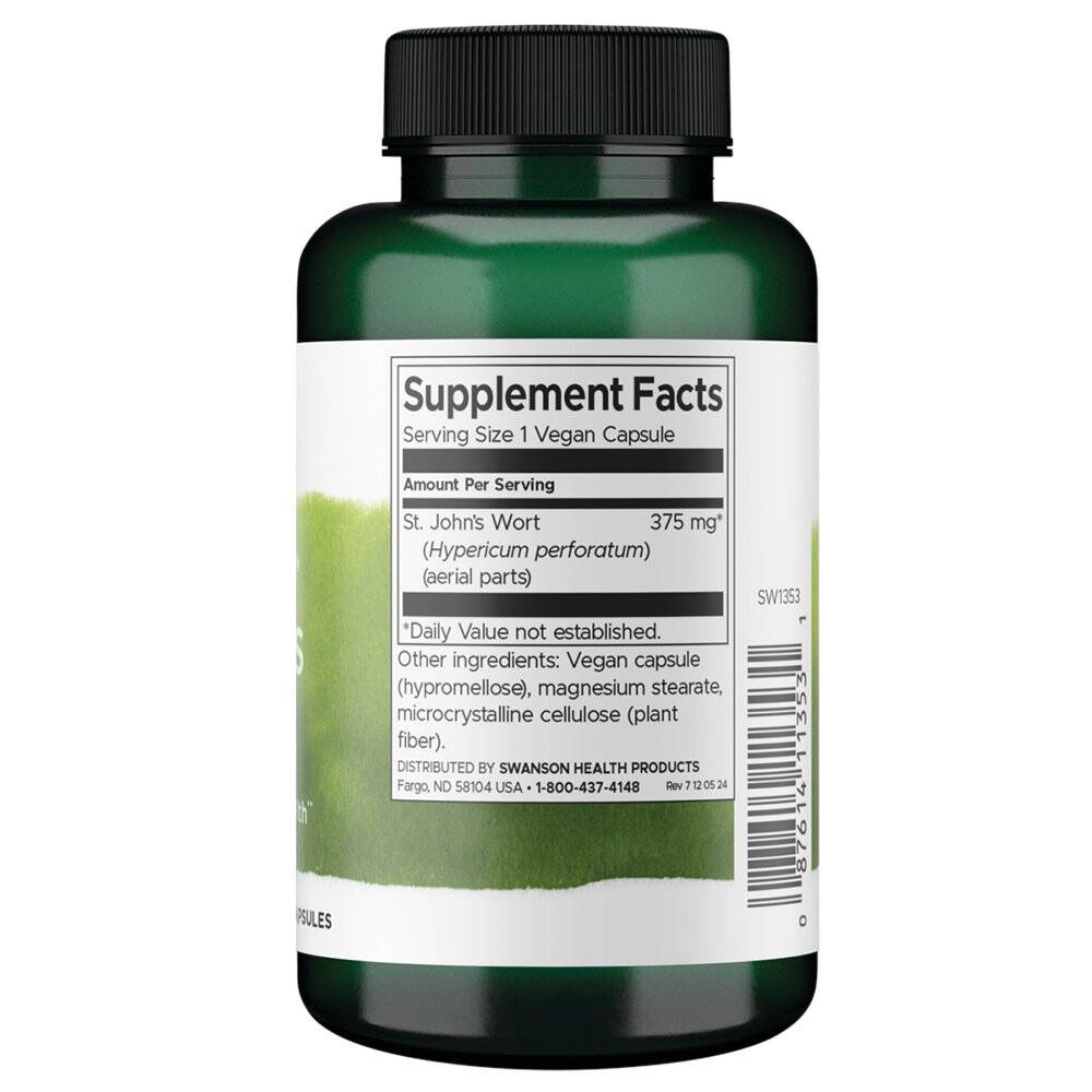 St. John's Wort, 375mg – 120 Kapseln – Bild 3