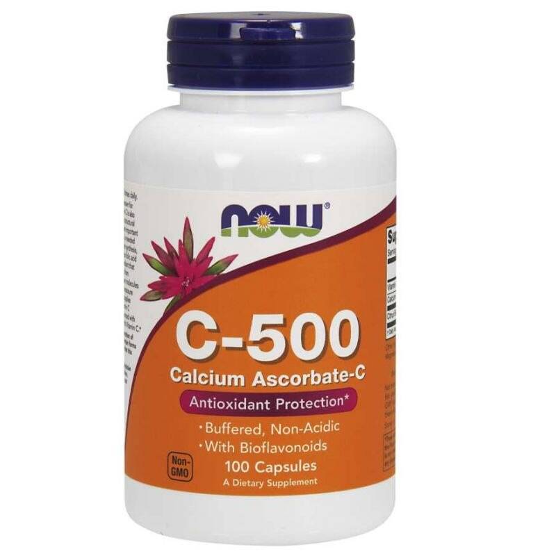 Vitamin C-500 Calciumascorbat-C – 100 Kapseln – Nuvalia