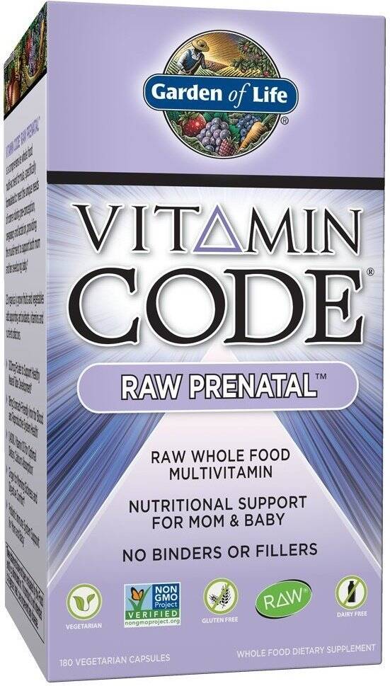 Vitamin Code Raw Prenatal – 180 Kapseln – Nuvalia