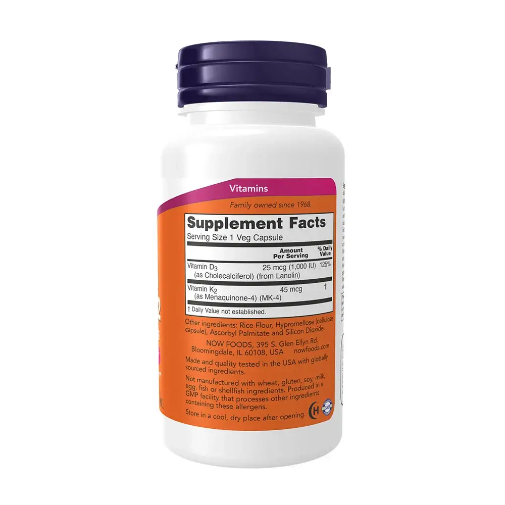 Vitamin D-3 & K-2 – 120 Kapseln – Bild 2