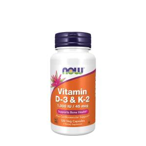 Vitamin D-3 & K-2 – 120 Kapseln – Nuvalia