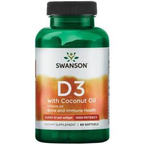 Vitamin D-3 mit Kokosöl