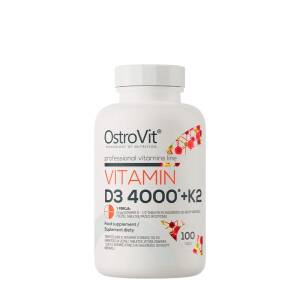Vitamin D3 4000 + K2 – 100 Tabletten – Nuvalia