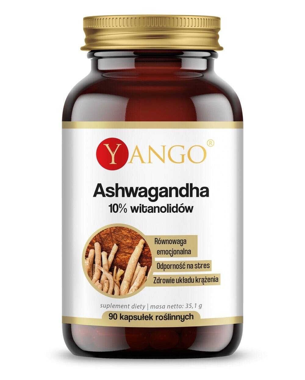 YANGO Ashwagandha - 10% vitanolides (90 caps) - Nuvalia