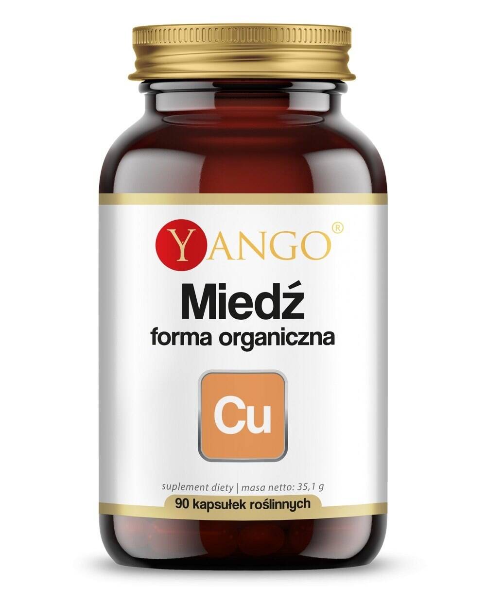 YANGO Copper - Organic form (90 caps) - Nuvalia