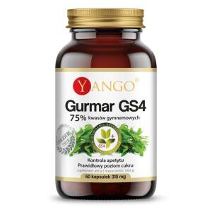 YANGO Gurmar GS4 - 75% gymnemic acid (60 caps) - Nuvalia