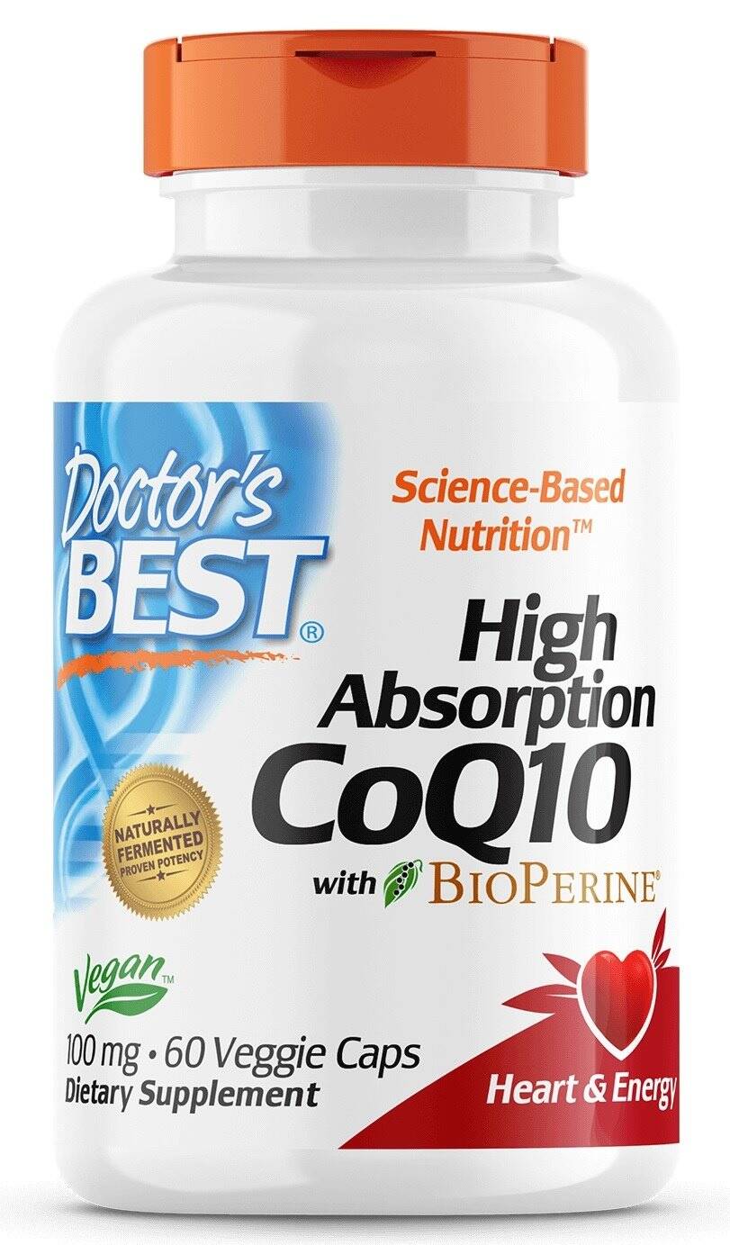 CoQ10 mit hoher Bioverfügbarkeit und BioPerine