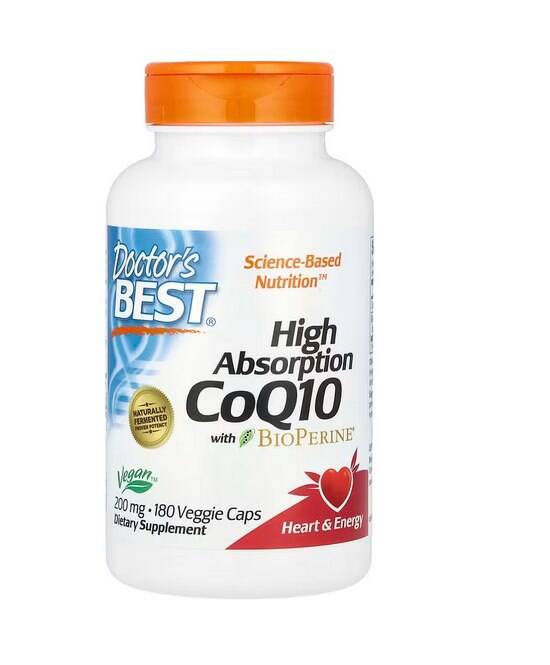 CoQ10 mit hoher Bioverfügbarkeit und BioPerine