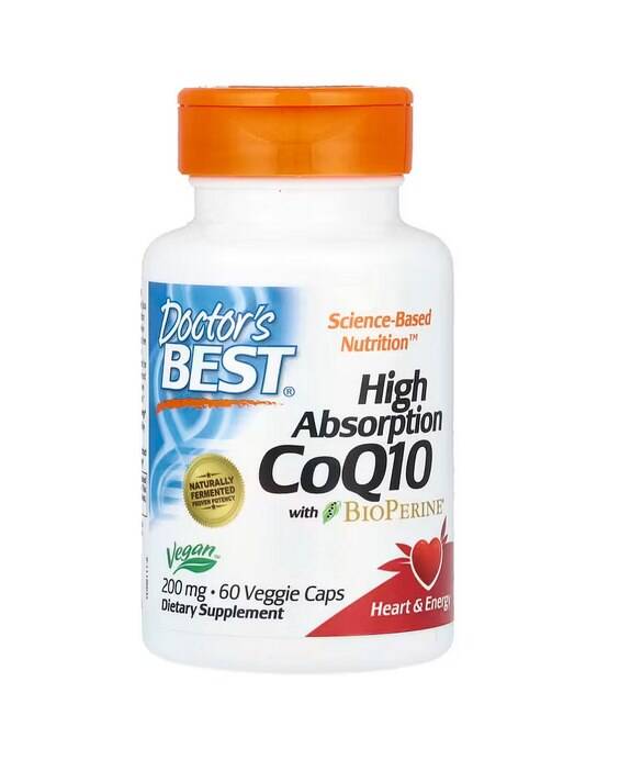 CoQ10 mit hoher Bioverfügbarkeit und BioPerine
