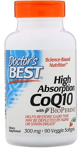CoQ10 mit hoher Bioverfügbarkeit und BioPerine