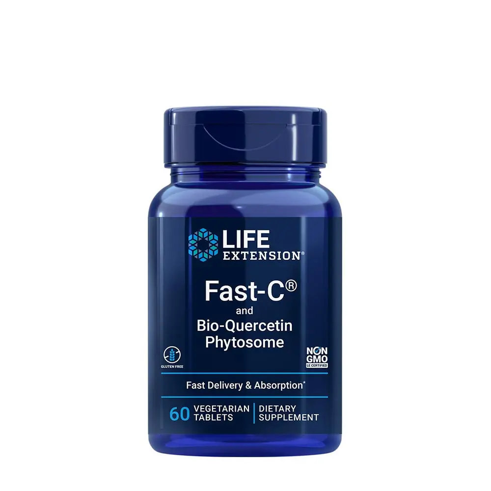 Life Extension - Fast-C® and Bio-Quercetin Phytosome (60 Veg Tablets) - Nuvalia
