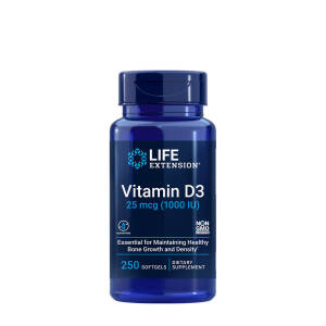 Life Extension - Vitamin D3 25 mcg (1000 IU) (250 Softgels) - Nuvalia